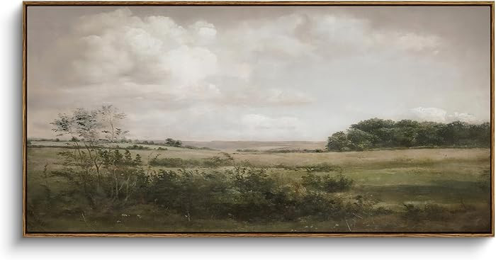 InSimSea Extra Large Framed Vintage Wall Art, Living Room Country Farmhouse Decor, Wilderness Lan... | Amazon (US)