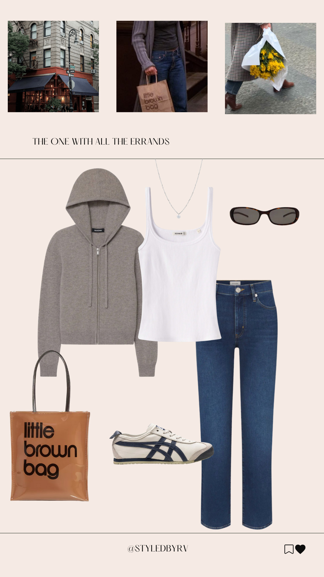 Rachel Green Inspired Look: Running Errands 🚖💐☕️🛍️  

 #LTKStyleTip