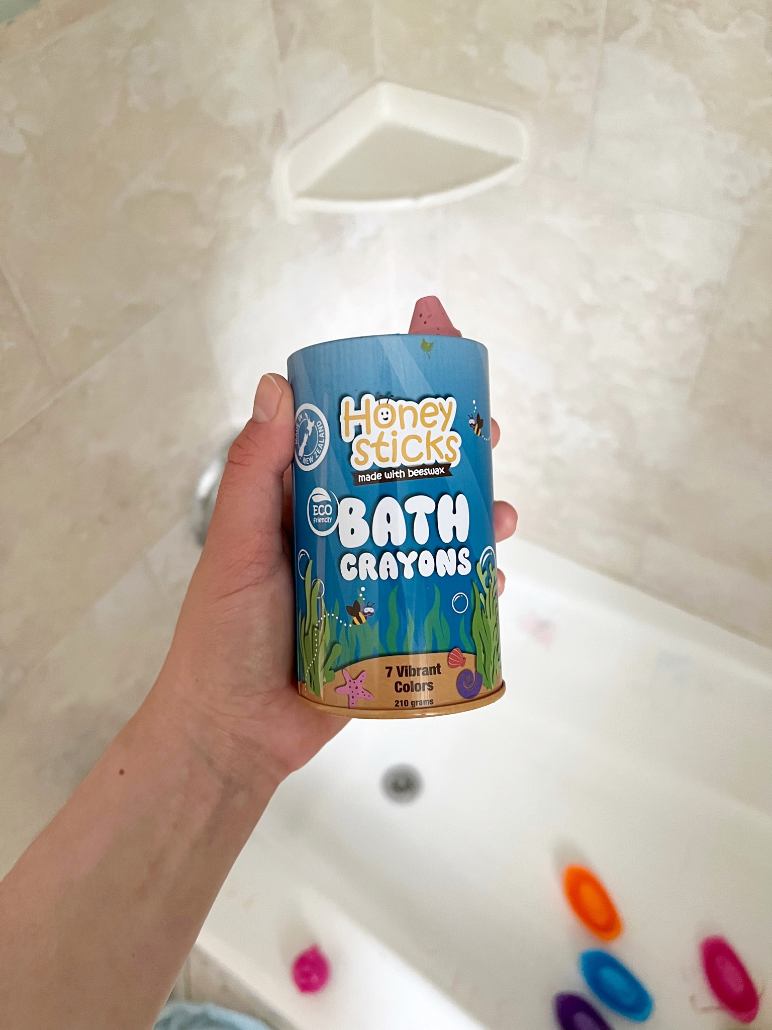 These bath crayons are worth every penny! Last week or two year old decided she hated bath time. I immediately hoped on Amazon and ordered a bunch of bath toys (it was overdue, especially now that we have an actual tub!) and these washable crayons have by far been her favorite. They really saved the day. Now I’m having trouble keeping her out of the bathroom 😂 

#LTKbaby #LTKhome #LTKkids