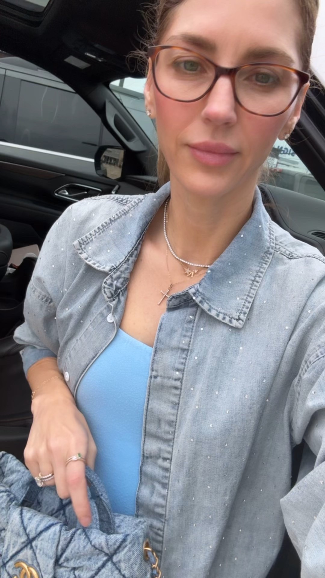 Denim on denim look 

#LTKmomlife #LTKootd #LTKdayinmylife