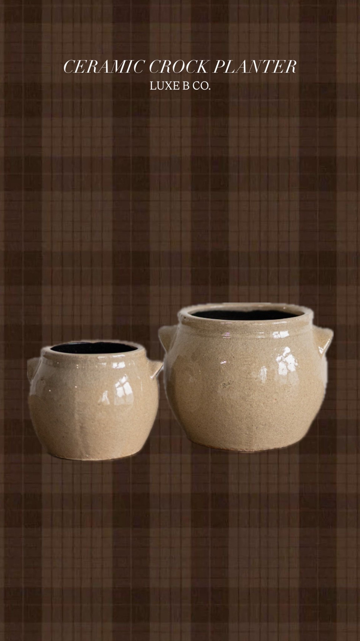 Ceramic Crock planter — on sale with code: CYBERMONDAY20


#vintagehomedecor #homedecorfinds 
#neutralhome #vase #flowerpot #christmasgiftidea #homebody #kitchenfinds #decorinspired #homedecor #vintagefinds

#LTKFindsUnder50 #LTKSaleAlert #LTKHome