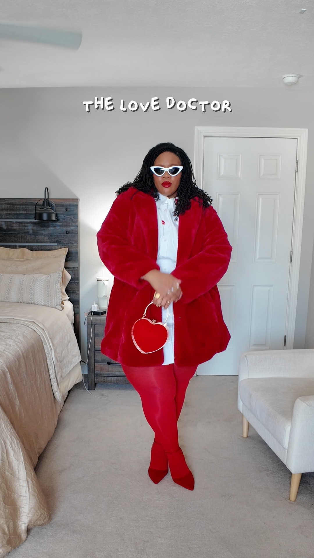 The problem with being easy to love and how to fix it. Welcome to my first episode of “Looks + Lessons” Today’s look is called “The Love Doctor”. Watch the full video for the lesson, and keep reading below for details on my outfit!

🛍️ OUTFIT DEETS
The dress is from @Eloquii and I’m wearing a size 22. If you have smaller hips than me, I would recommend a size 20. 

The jacket and earrings ate oldies from @Torrid in a size 3. I found some alternatives. I would get a 22/24. 

The stockings are from Amazon in a size 5X/6X based on the products measurements. 

The red block heels are from Joirnee Collection Shors in a size 12. While I normally wear wide fit shors, these are regular 12s and fit my feet well. 

The rings are all from black owned businesses and unable to be linked here. I got them from SOKO & a place called Solid Pieces Jewelry. 

Finally, my nails are gel nail extensions from Apres! They’re a new product and last really well. I couldn’t link to them here, but you can grab them from Apres’ website. 

#LTKootd #LTKPlusSize #LTKdayinmylife