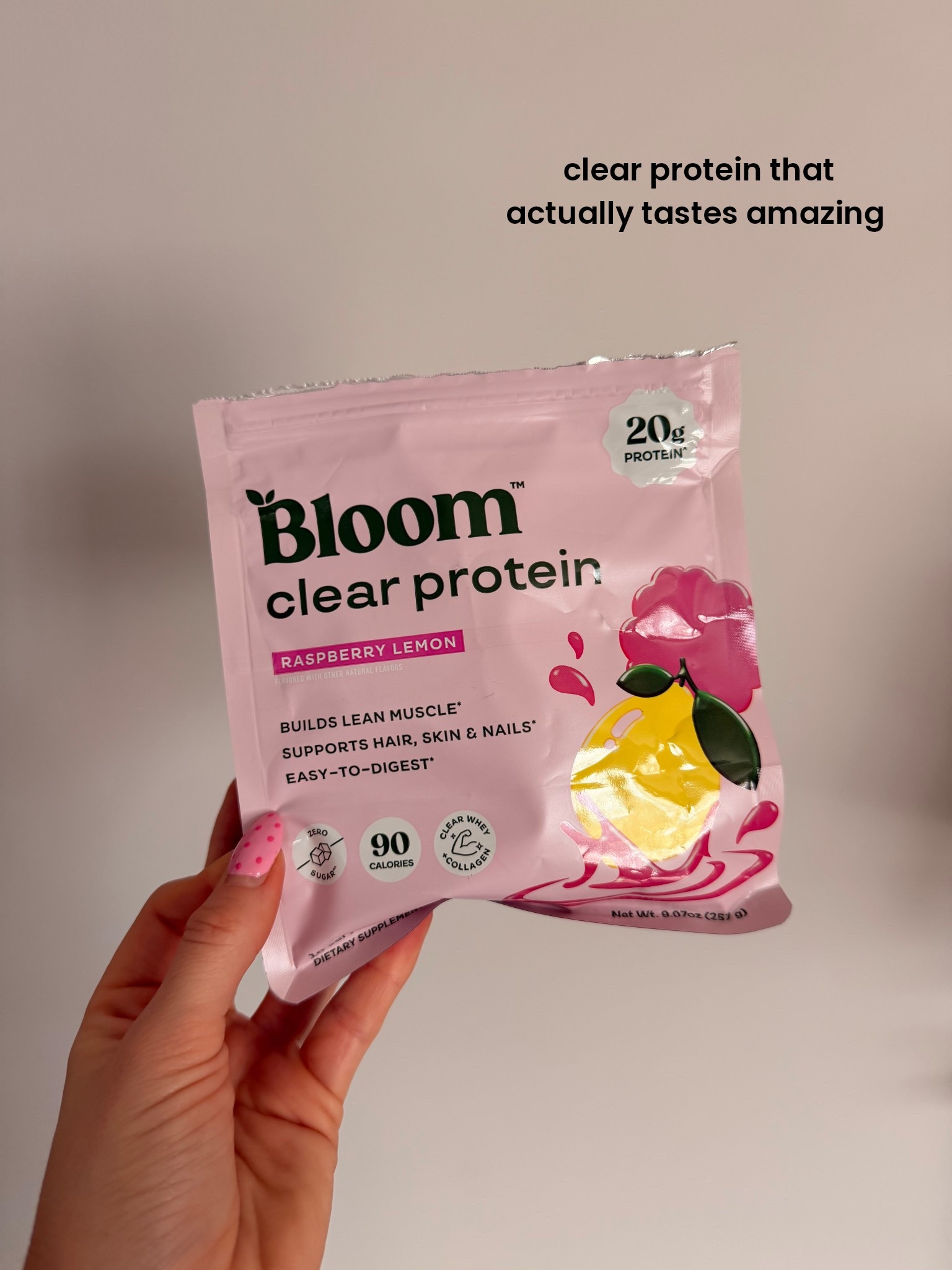 this clear protein is so good!!!! 