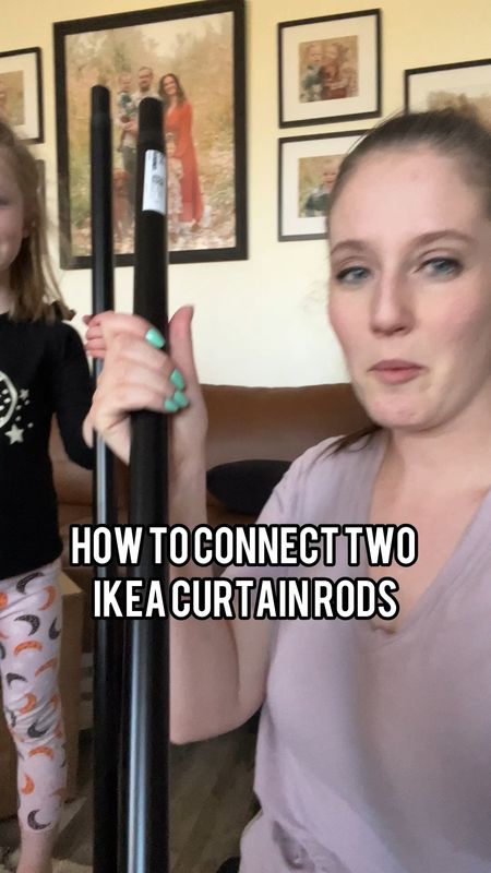 An easy way to connect two ikea curtain rods

#LTKHome #LTKVideo #LTKStyleTip