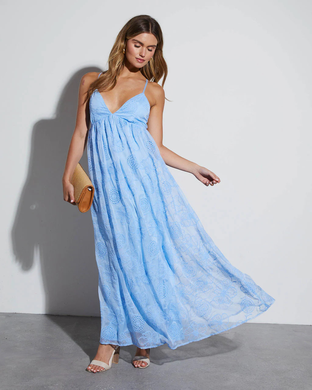 Good Times Chiffon Floral Maxi Dress | VICI