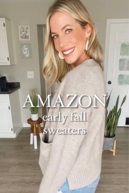 These early fall sweaters are SO cute now with shorts and in another month or so they will look adorable paired with jeans!  I have styled most of these with my favorite bodysuits but they would look cute layered with a graphic tee as well!

#founditonamazon #amazonfashion #amazonsweater #womenscasual #simplefashion #falltransition #denimshorts #transitionoutfit #amazonmusthaves #amazoninfluencer #momoutfit #casualstyle #fallstyle #fallfashion #fallfashiontrends #casualoutfit 
