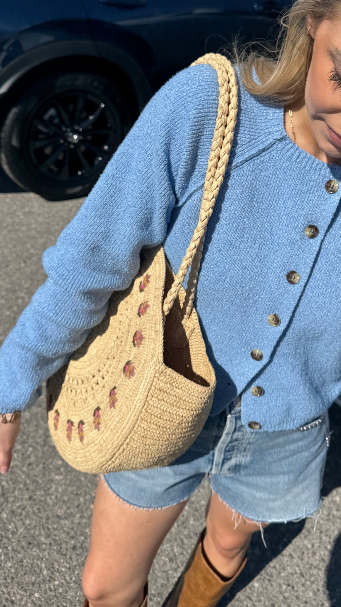 spring ootd and new woven bag from sezane 🌼

#LTKItBag #LTKStyleTip #LTKGiftGuide