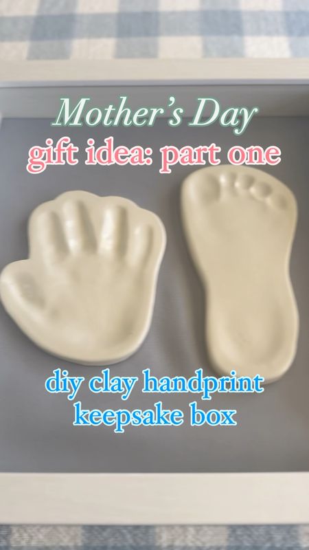 Mother’s Day gift idea - DIY clay handprint or footprint keepsake box🩷 I made this two years ago, and it continues to be one of my favorite home decor items in our house. I love walking by and seeing Millie’s sweet little prints on display. 

It’s honestly incredibly easy to make. I am NOT a crafty person, so I promise if I can do it, you can do it! I shared detailed step-by-step instructions on this reel in the IG caption (@megmason_creative). If you can’t find it just send me a DM :)

You can use any color/design of fabric, or even do multiple handprints for different children. Makes a great gift for a new mom or grandparent🫶

Home decor, crafts, kids crafts, gifts for mom, gifts for grandma, grandmother gift, affordable gifts, DIY projects  

#LTKGiftGuide #LTKfindsunder50 #LTKbaby