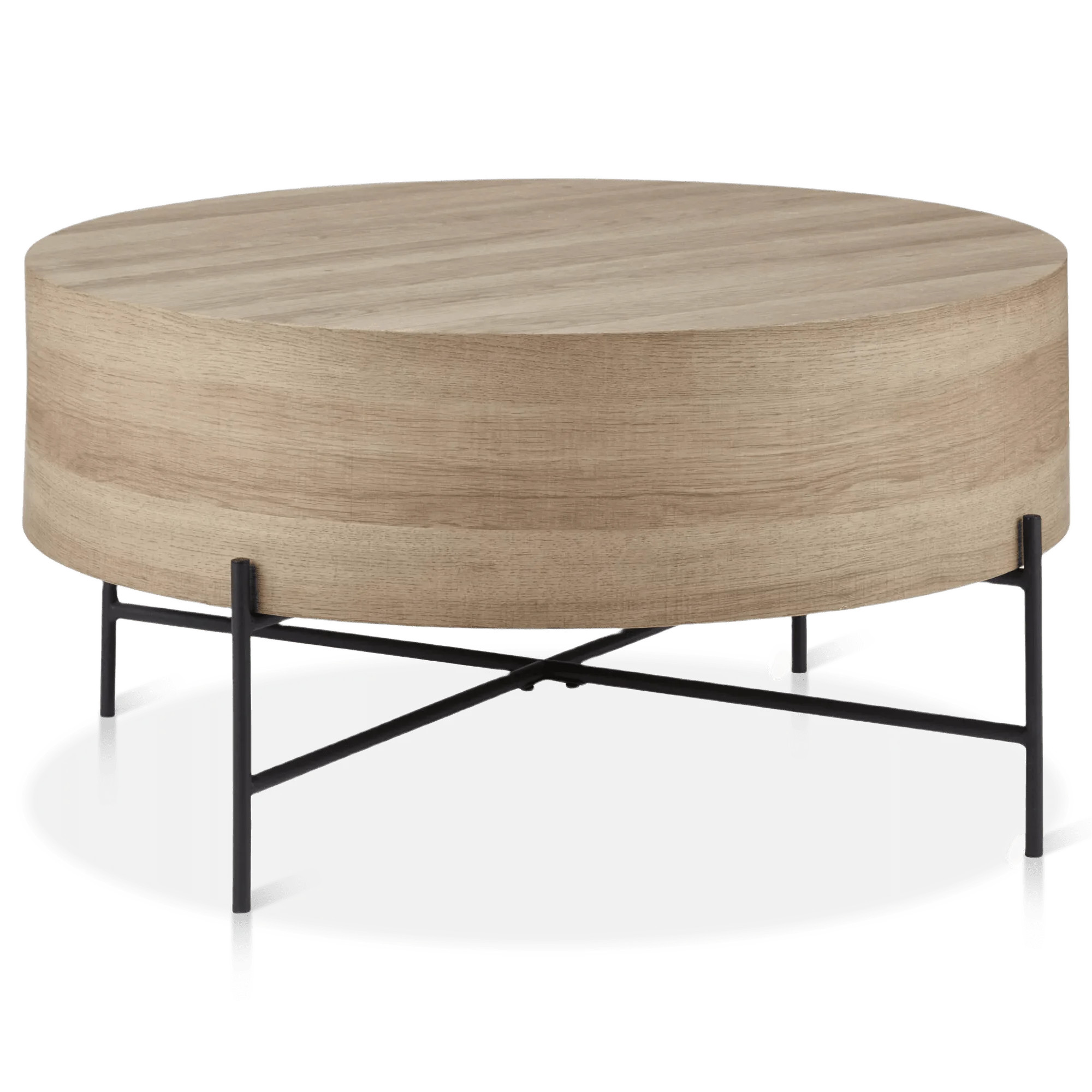 Bouclair Taupe Veneer and Metal Coffee Table | Walmart (CA)