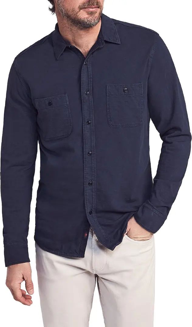 Knit Seasons Organic Cotton Button-Up Shirt | Nordstrom Rack