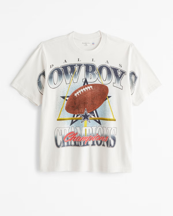 Men's Dallas Cowboys Vintage-Inspired Graphic Tee | Men's Tops | Abercrombie.com | Abercrombie & Fitch (US)