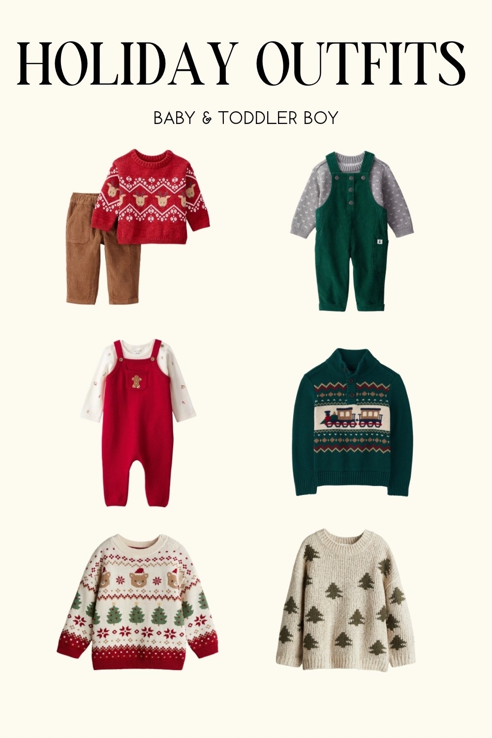 Holiday outfits for baby boys and toddler boys!
Christmas outfit, Christmas pictures, baby boy Christmas outfit, baby boy holiday outfit, toddler boy Christmas outfit, toddler boy holiday outfit, family matching, target fashion, H&M, sibling matching, festive outfits

#LTKKids #LTKBaby #LTKHoliday
