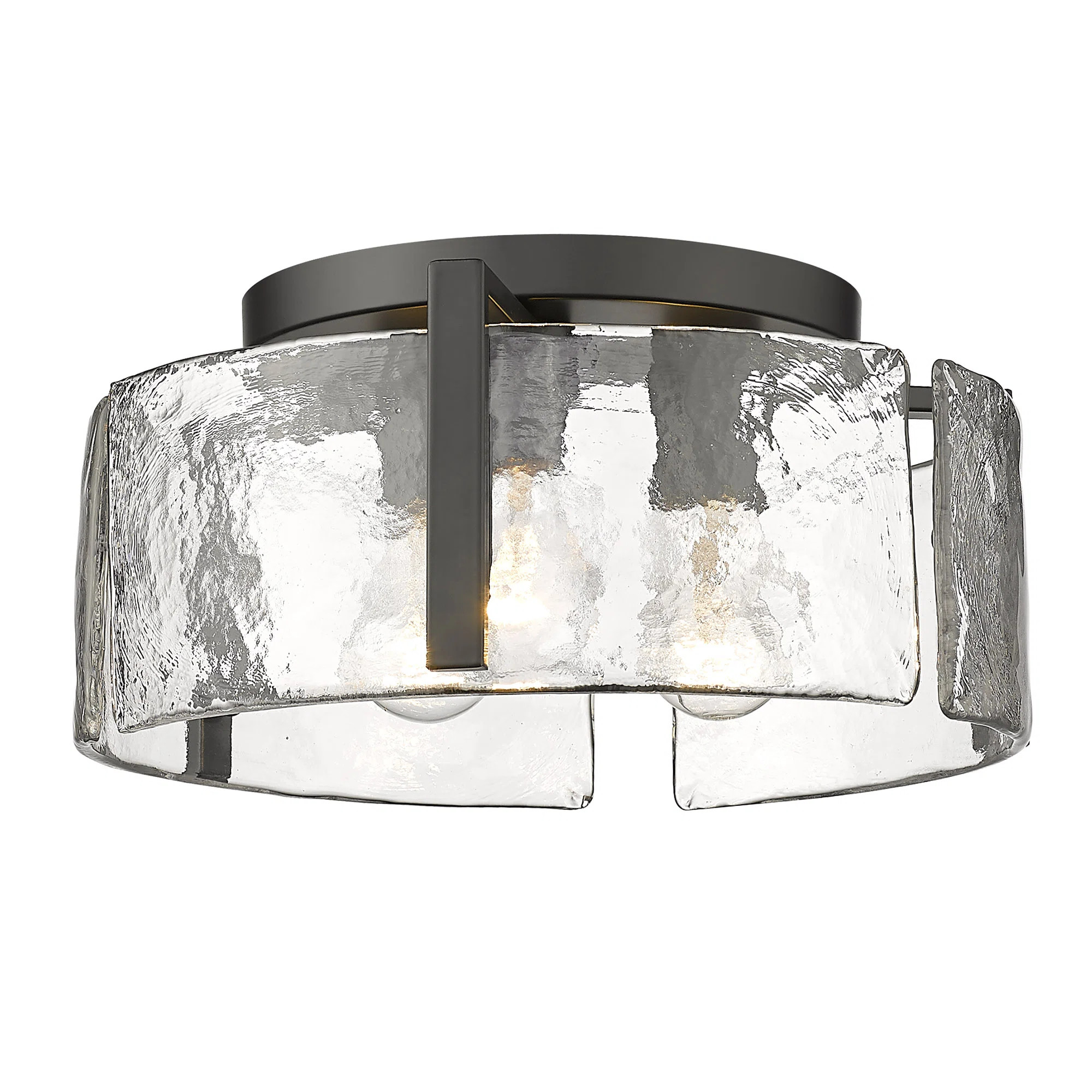 Kourtney Glass Flush Mount | Wayfair North America