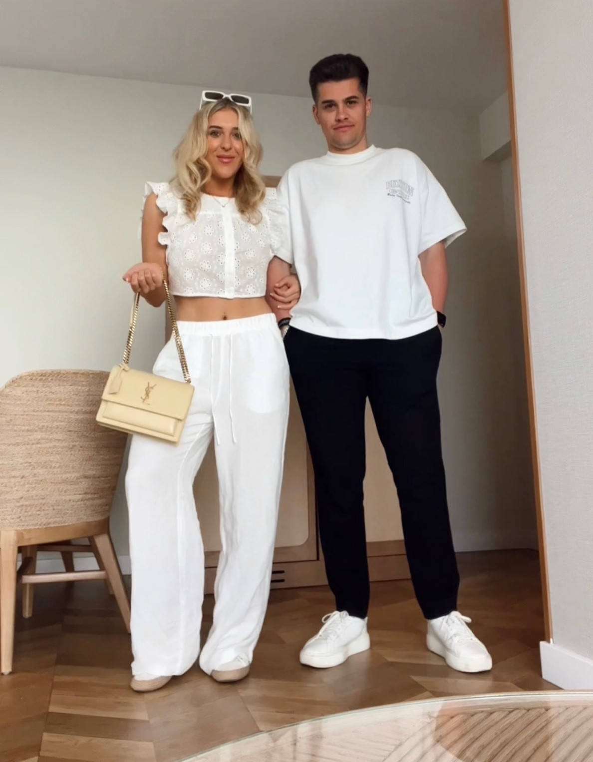 All out linen in Ibiza 💘

Linen - linen outfit - linen trousers - linen top - summer outfit - summer trousers - summer top - white linen trousers - white frilly top - white linen top - YSL - Saint Laurent - Saint Laurent bag - YSL bag - YSL sunset bag - Saint Laurent sunset bag - emu shoes 

#LTKeurope #LTKSeasonal #LTKstyletip