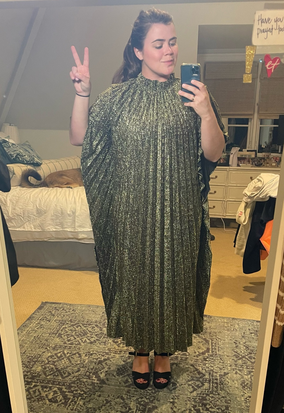 green emerald velvet dress Taormina Dress main image 1