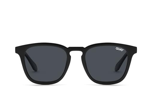 Quay - Mens Sunglasses, Polarized Round Lenses with UV Protection (Jackpot, Black) | Amazon (US)