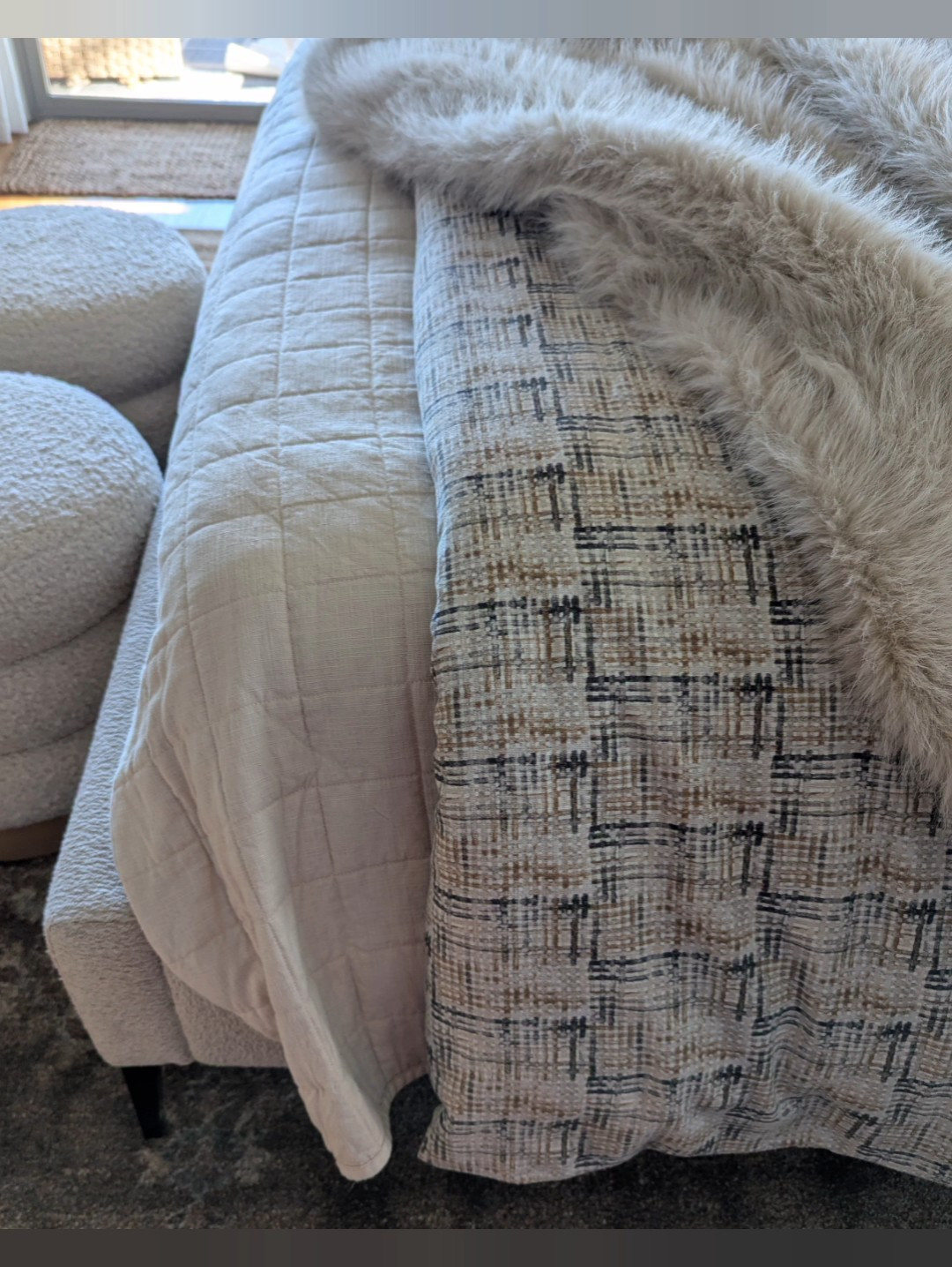 My duvet cover is on sale. I love the subtle grid pattern for our room, linen and cotton, very comfortable!#duvetcover #bedroom #modernorganic

#LTKSaleAlert #LTKFindsUnder100 #LTKHome