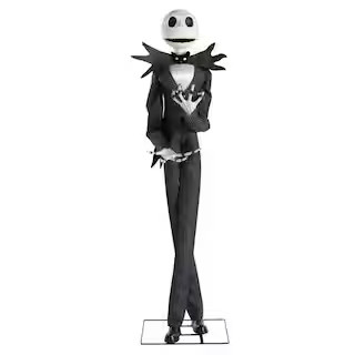 6.5 ft. Deluxe Life-Size Animated Jack Skellington | The Home Depot