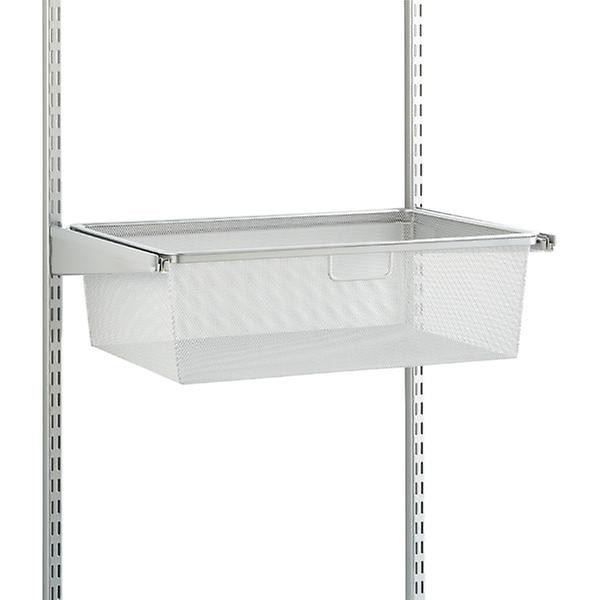 Platinum Elfa classic 2' Mesh Hanging Drawers & Frame | The Container Store
