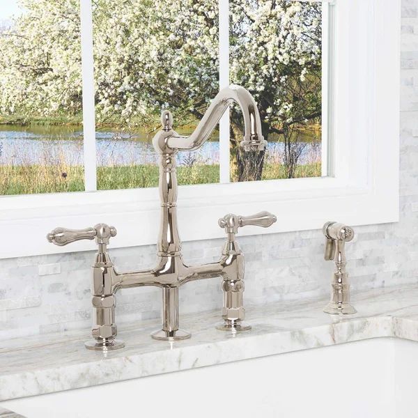 CHK511MLPBM Chevington Kitchen Faucet with Side Spray | Wayfair North America