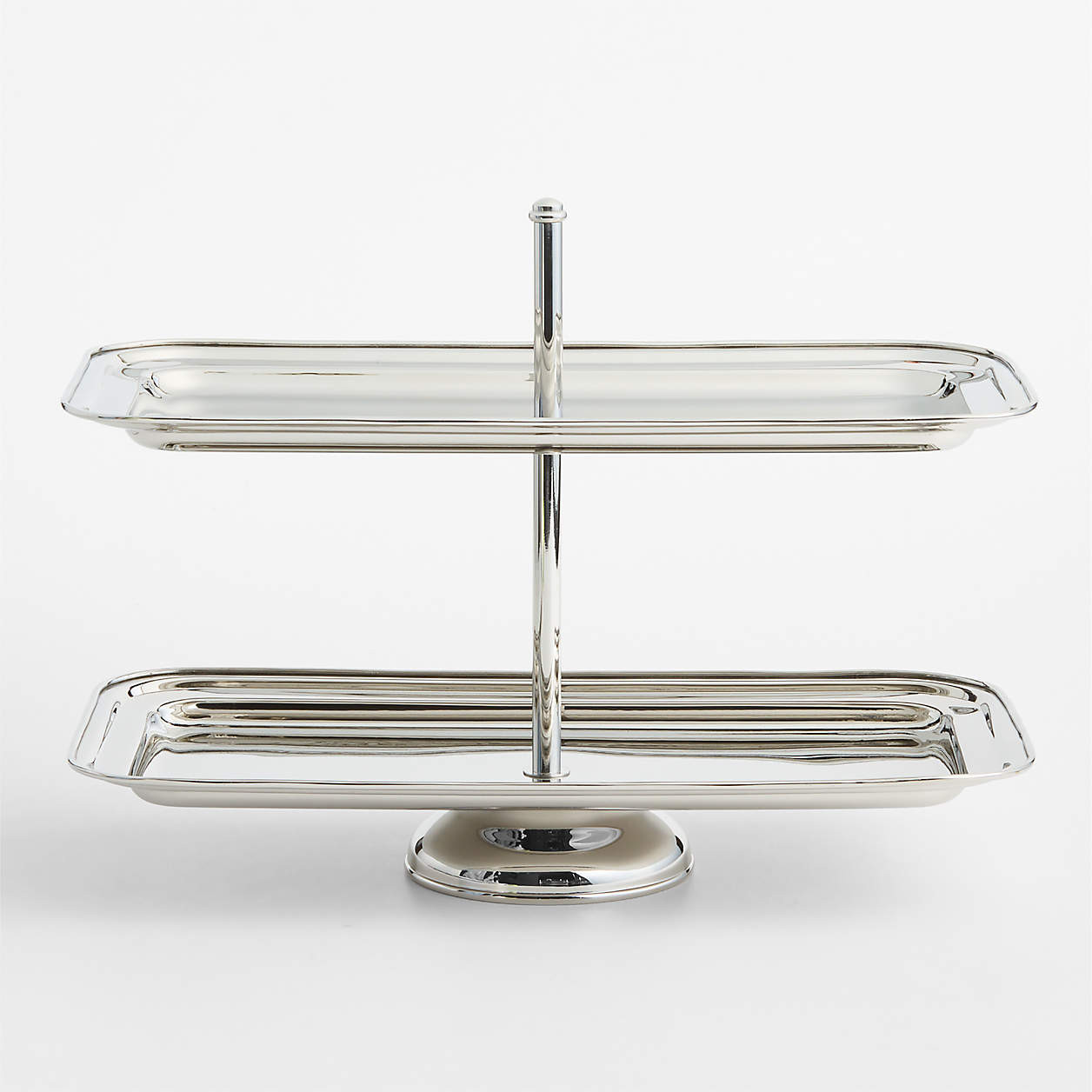 Easton Aperitivo 2-Tiered Serving Tower | Crate & Barrel | Crate & Barrel