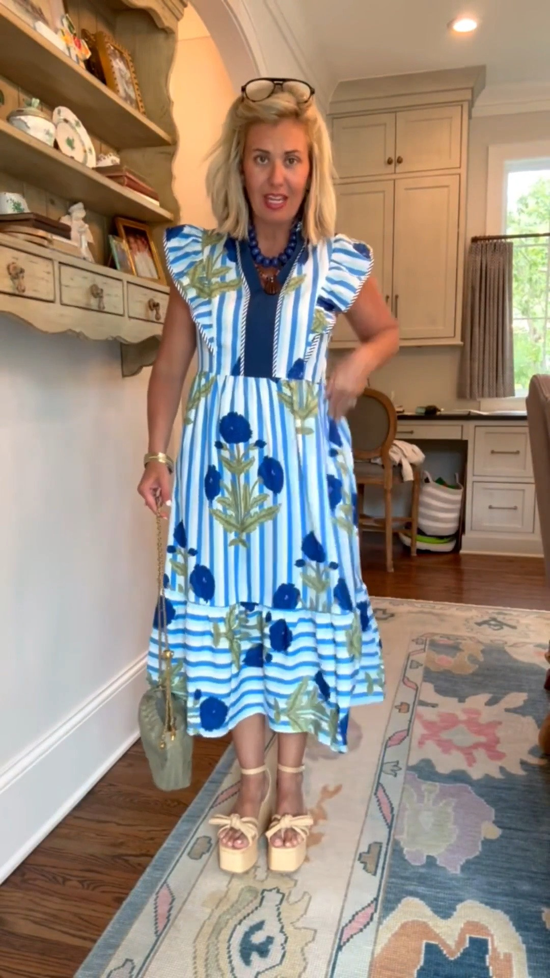 Absolutely stunning dress from the Zon! I’m in a small & 8 wedge.

#LTKdayinmylife #LTKSeasonal #LTKOver40