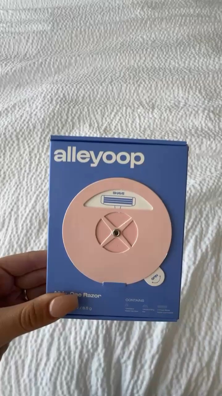 ALLEYOOP ALL IN ONE RAZOR !
i will be brutally honest i am so bad at remembering to shave ESPECIALLY before vacations or events that require my legs to show. i found this all in one razor that has two razor blades, a moisturizer bar, and a water dispenser (like this is real on the go stuff). alleyoop has changed the game of shaving especially if your like me always forgetting leaving it to the last minute and scrambling to find a sink at bare minimum.

#LTKTravel #LTKWatchNow #LTKSaleAlert