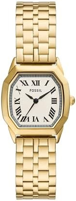Fossil Women's Harlow Three-Hand Stainless Steel Bracelet Watch | Amazon (US)