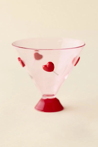 Heart Lolly Stemless Martini Glass | Urban Outfitters (US and RoW)
