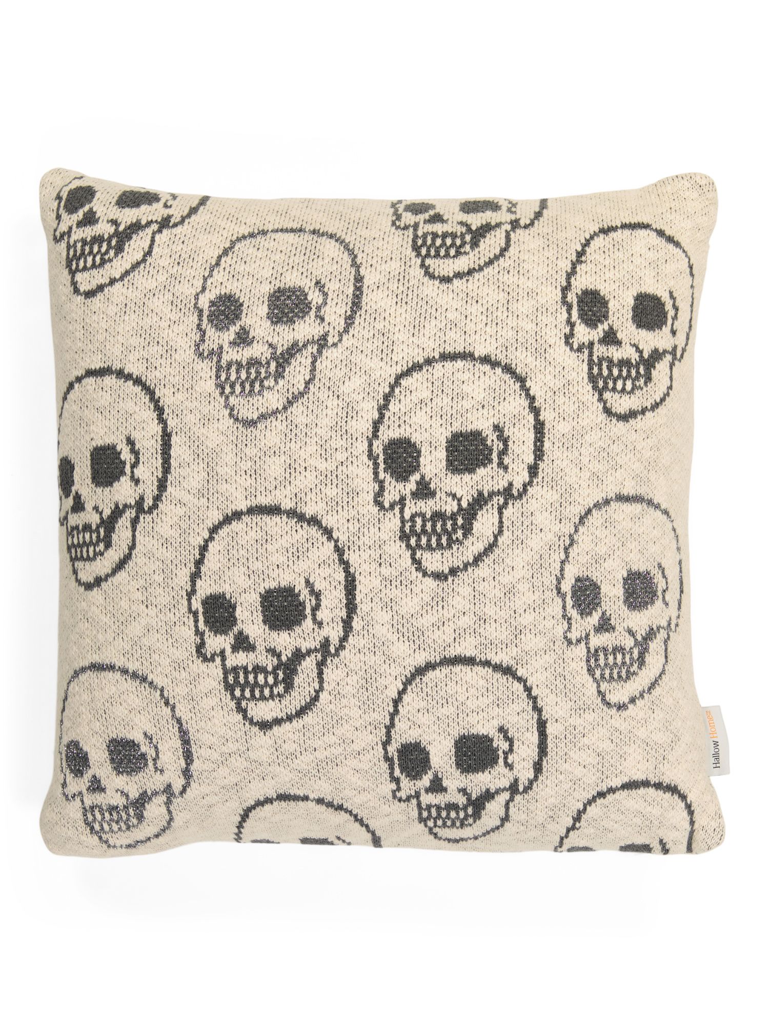 18x18 Knitted Skull Pillow | Marshalls