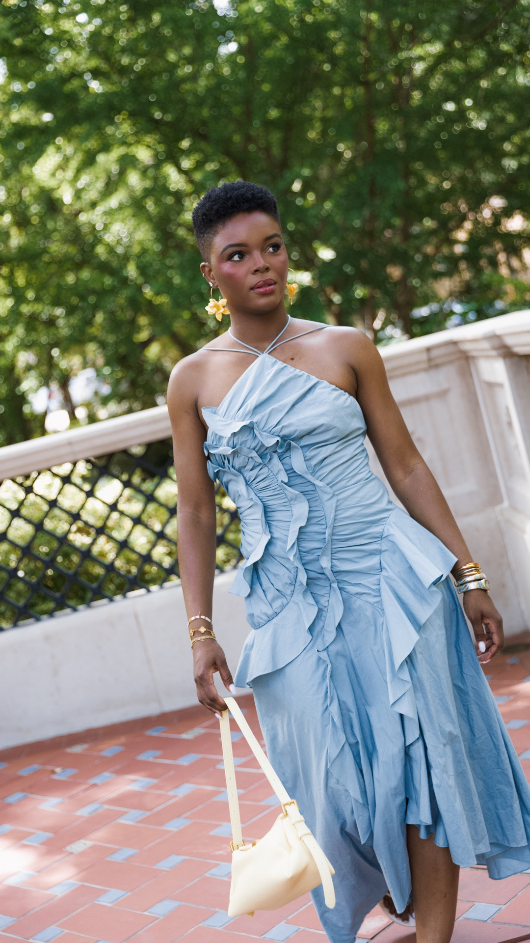 Elegant Wedding Guest Dress Look For A Garden Setting 🩵💛

#LTKWedding #LTKootd #LTKSaleAlert