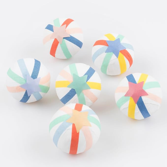 Meri Meri Multi Surprise Balls (Pack of 6) | Amazon (US)