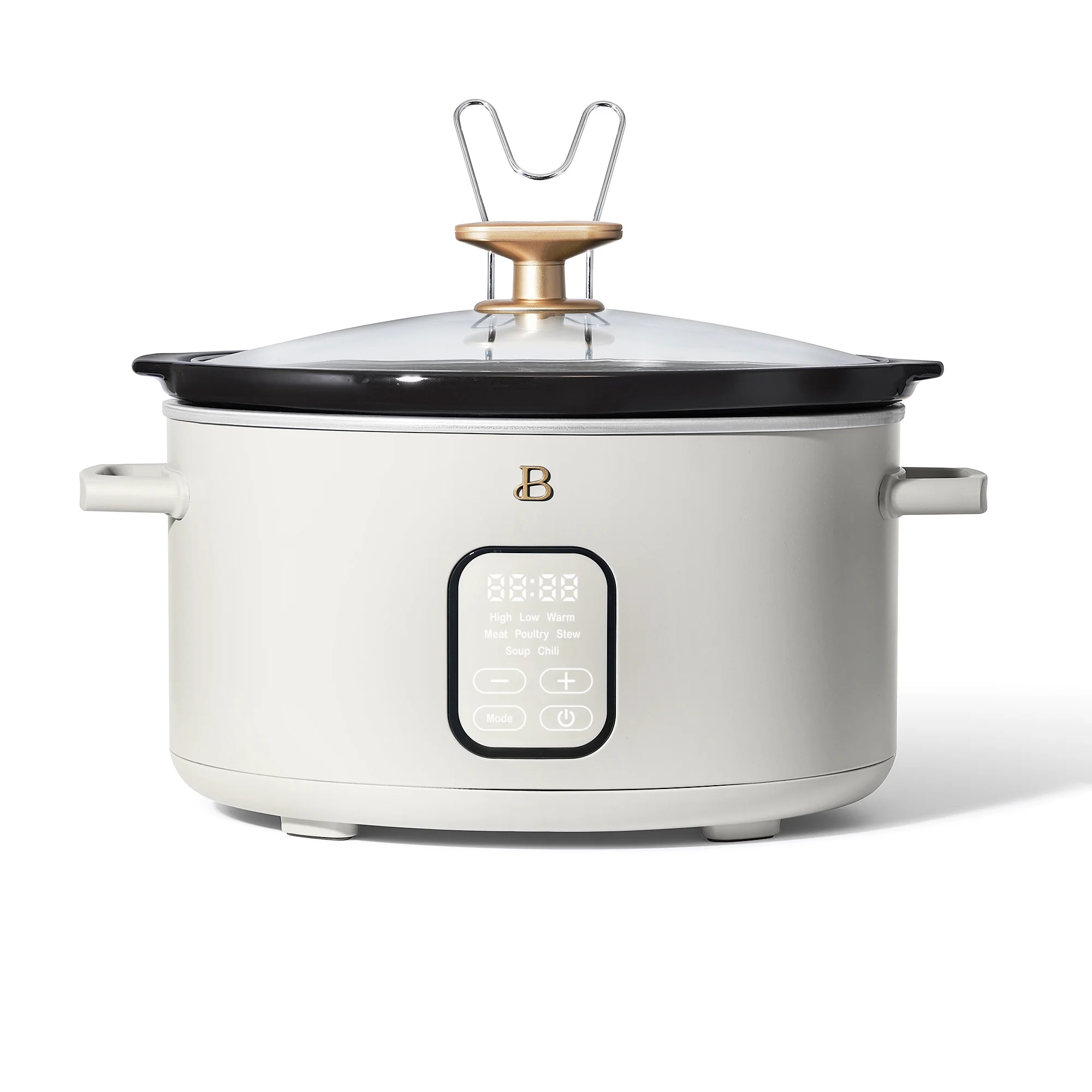 Beautiful 6 Qt Programmable Slow Cooker, White Icing by Drew Barrymore - Walmart.com | Walmart (US)