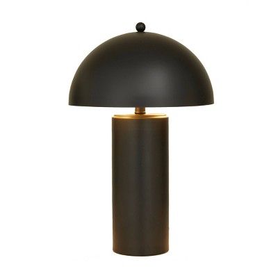 22&#34; x 14&#34; Contemporary Iron Accent Lamp Black - CosmoLiving by Cosmopolitan | Target
