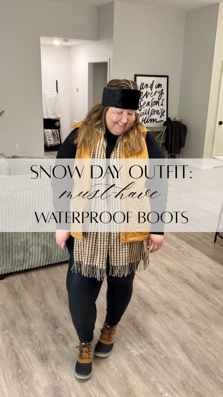 Well, it snowed FINALLY! I had fun planning some outfits that work well in the snow. These waterproof boots are perfect for the snow! I love the color combo, too. 

#rebekahelizstyle 

winter style, plus size winter outfit, winter outfit, winter ootd, plus size fashion, plus size casual style, casual outfit, snow day, snow day outfit

#LTKSeasonal #LTKootd #LTKPlusSize