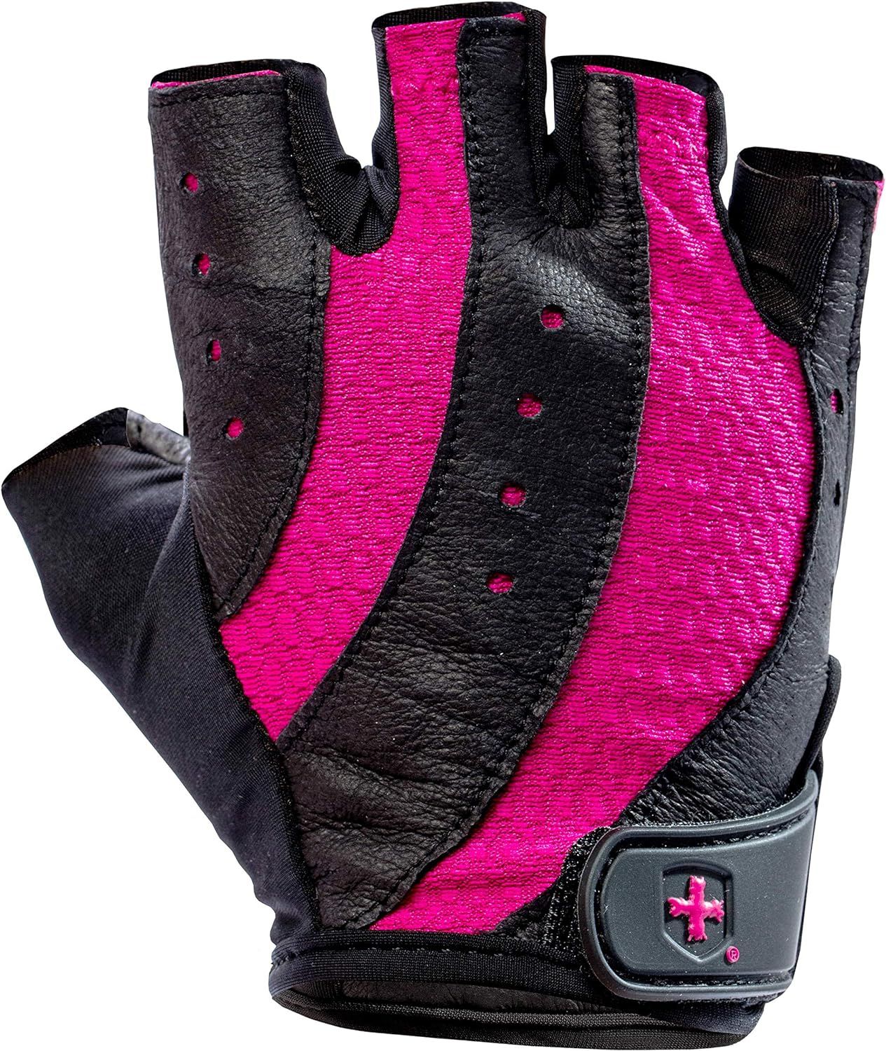 Harbinger Women's Pro Weightlifting Gloves with Vented Cushioned Leather Palm (Pair) | Amazon (US)