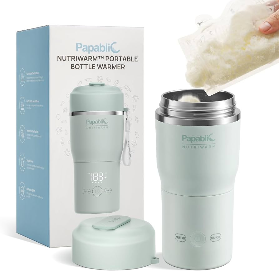Papablic [Upgraded] NutriWarm\u2122 Portable Bottle Warmer | Amazon (US)