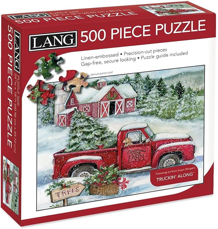 LANG Santa's Truck 500 Piece Jigsaw Puzzle | Amazon (US)