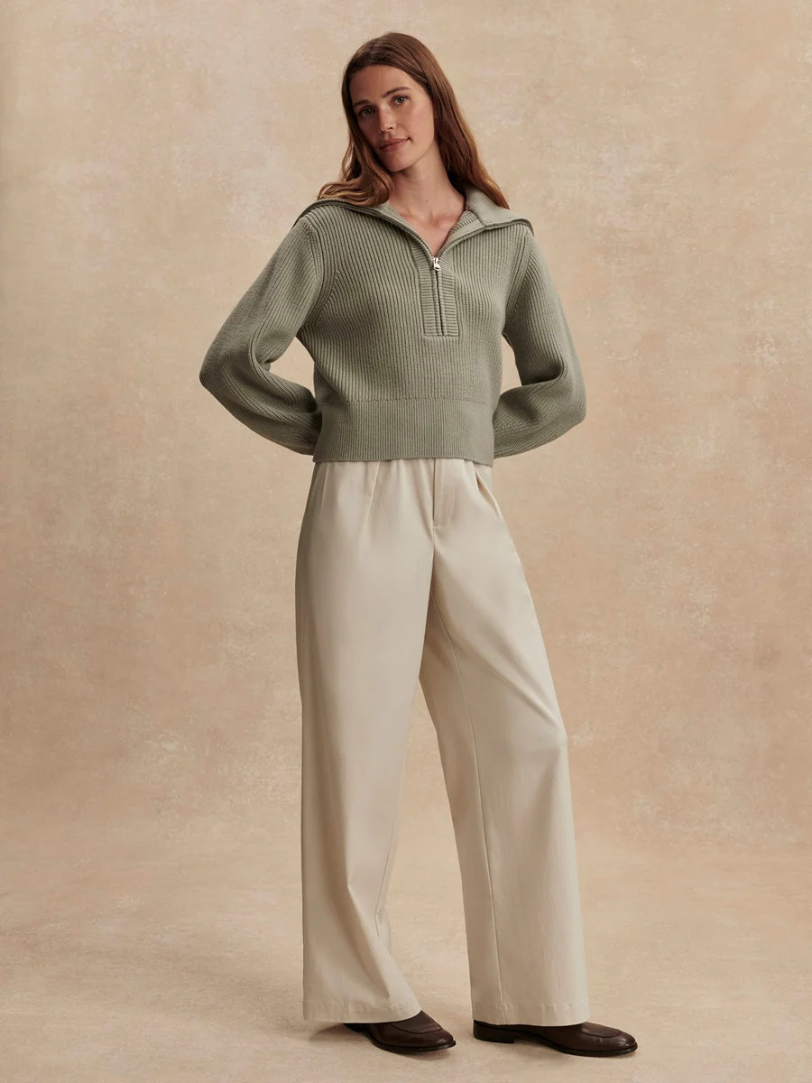 Maura Half Zip Rib Knit | Varley US | Varley US
