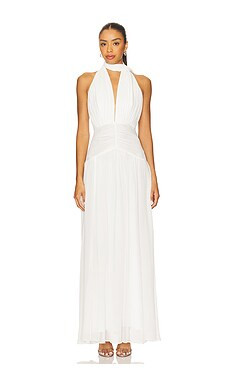 NICHOLAS Arella Silk Dress in Ivory from Revolve.com | Revolve Clothing (Global)