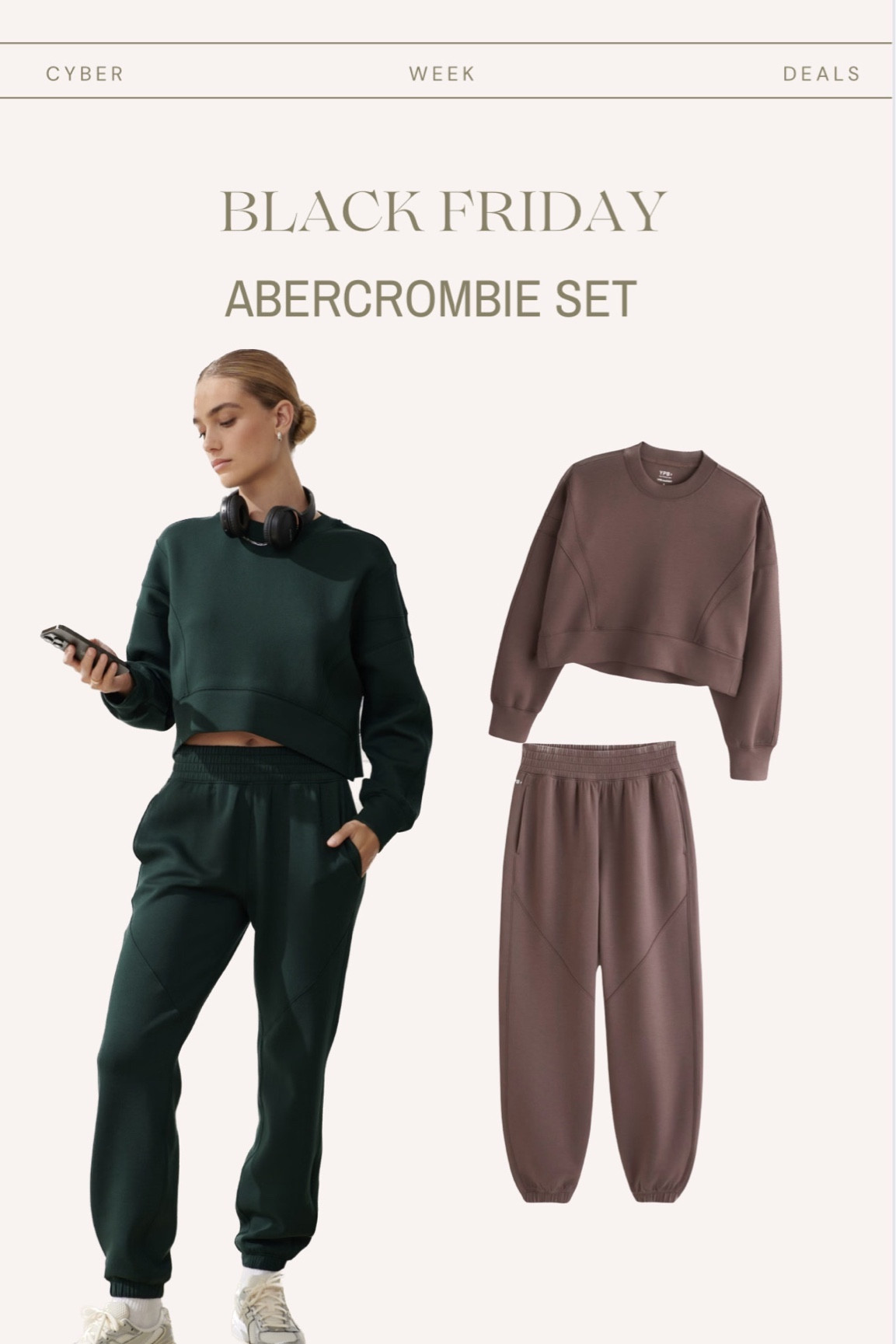 Abercrombie Black Friday - matching set! 

#LTKCyberWeek