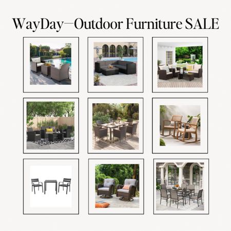WayDay Outdoor Furniture Sale