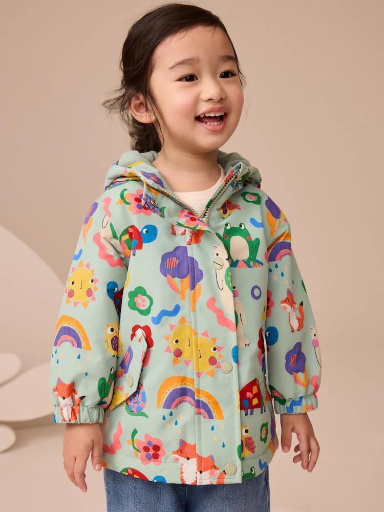 Green Character Waterproof Jacket (3mths-7yrs) | Next EU