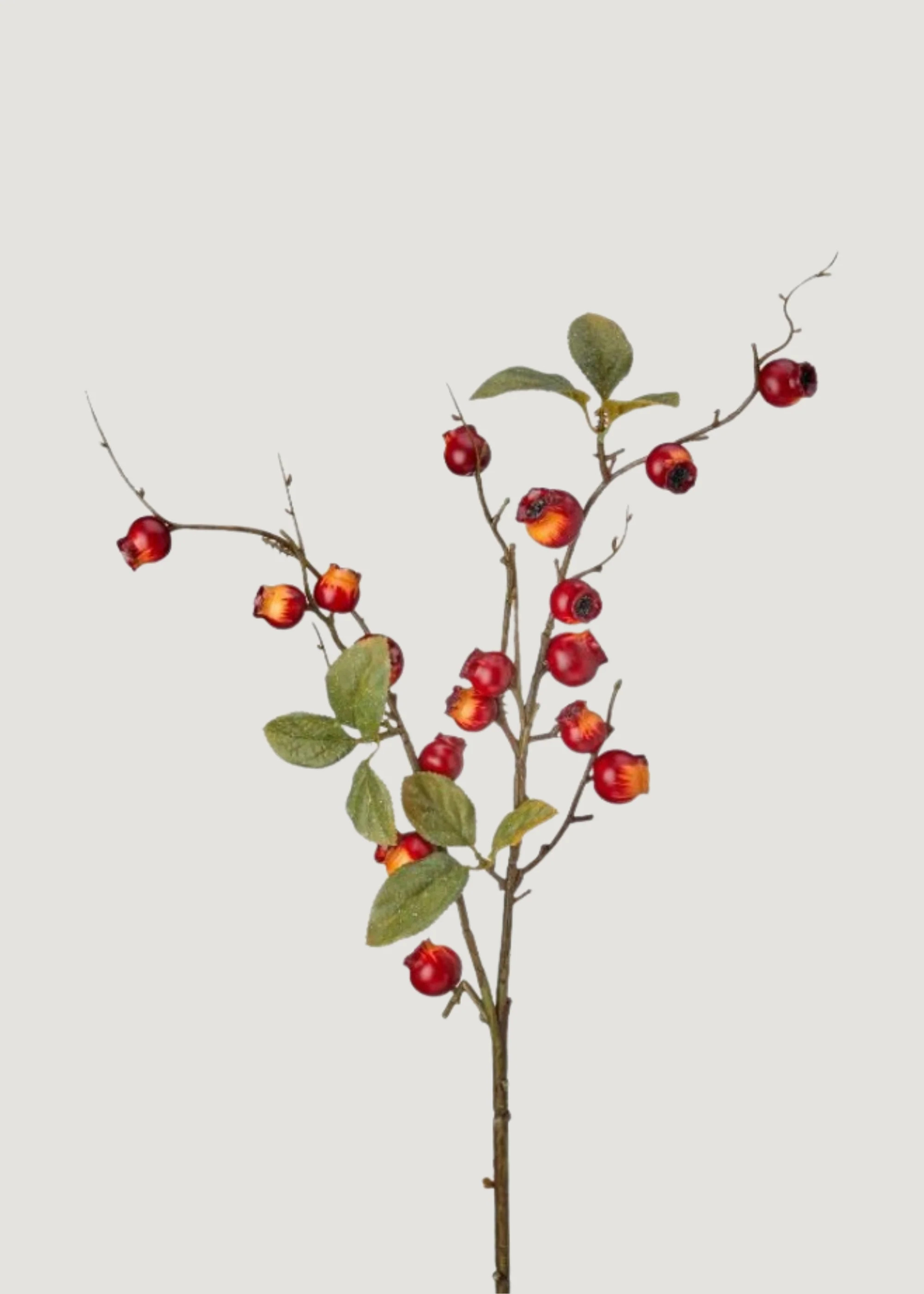 Faux Crabapple Berry Branch | Artificial Fall Stems | Afloral | Afloral