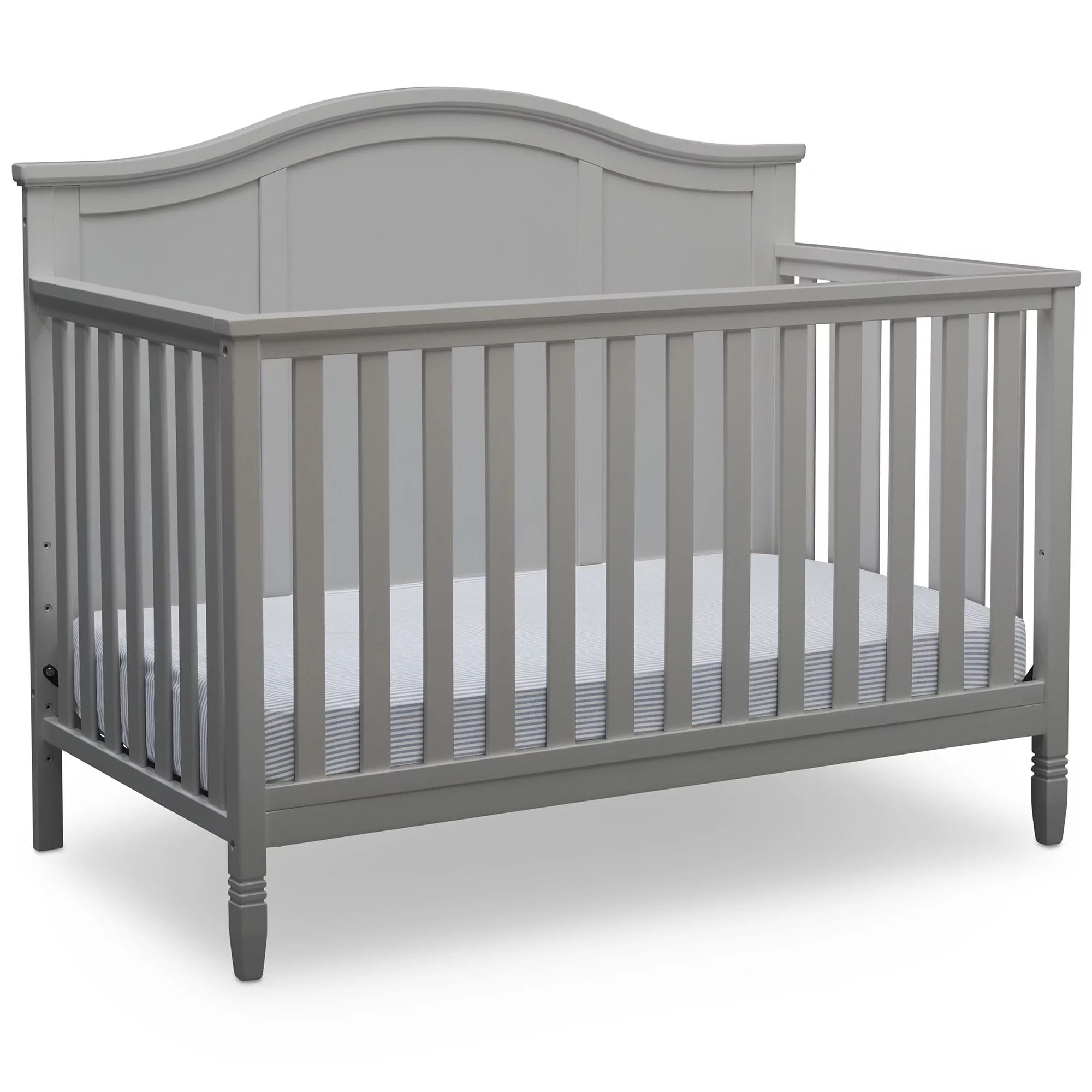 Delta Children Madrid 5-in-1 Convertible Baby Crib, Grey | Walmart (US)