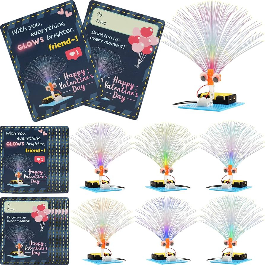 7 Pack STEM Kit Valentines Day Crafts Gifts for Kids School Classroom Bulk, Science Activities Cl... | Amazon (US)