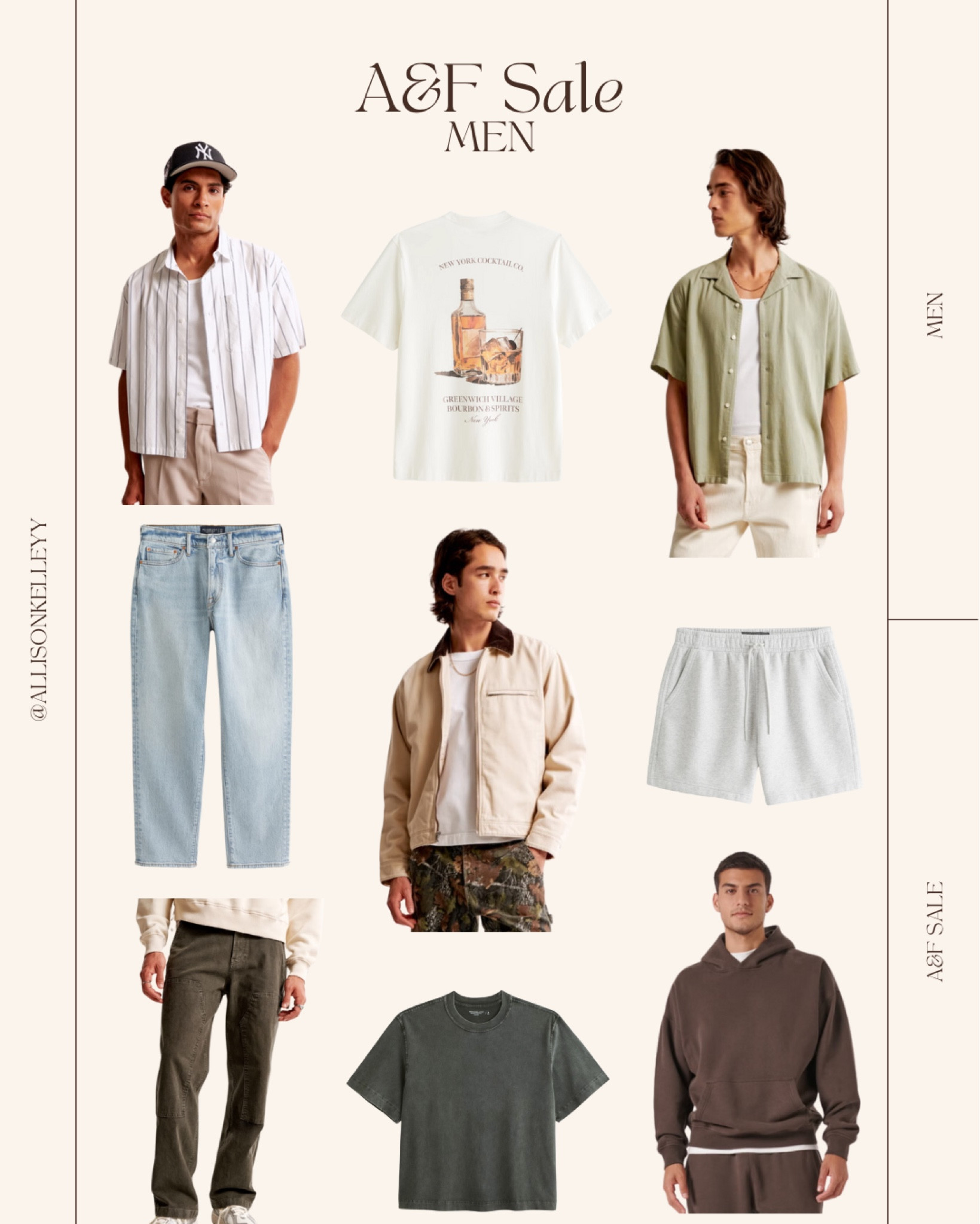 Men favorites from the Abercrombie sale, stackable code DENIMAF 