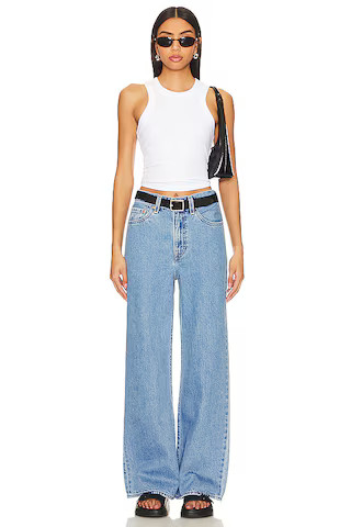 Ribcage Wide Leg Jeans in Splash Zone | Revolve Clothing (Global)