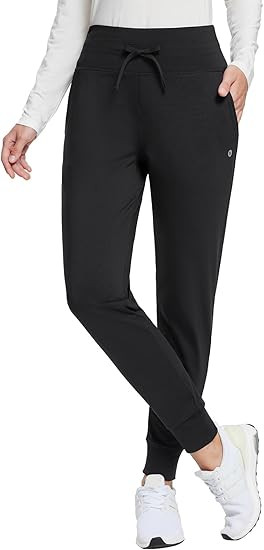 BALEAF Women's Fleece Lined Pants Water-Resistant Sweatpants Winter Thermal Ski Hiking Running Jo... | Amazon (US)