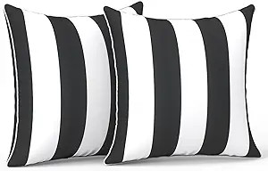 LVTXIII Outdoor Pillow Covers Set of 2, Patio Waterproof Throw Pillow Cases Fade Resistant Accent... | Amazon (US)